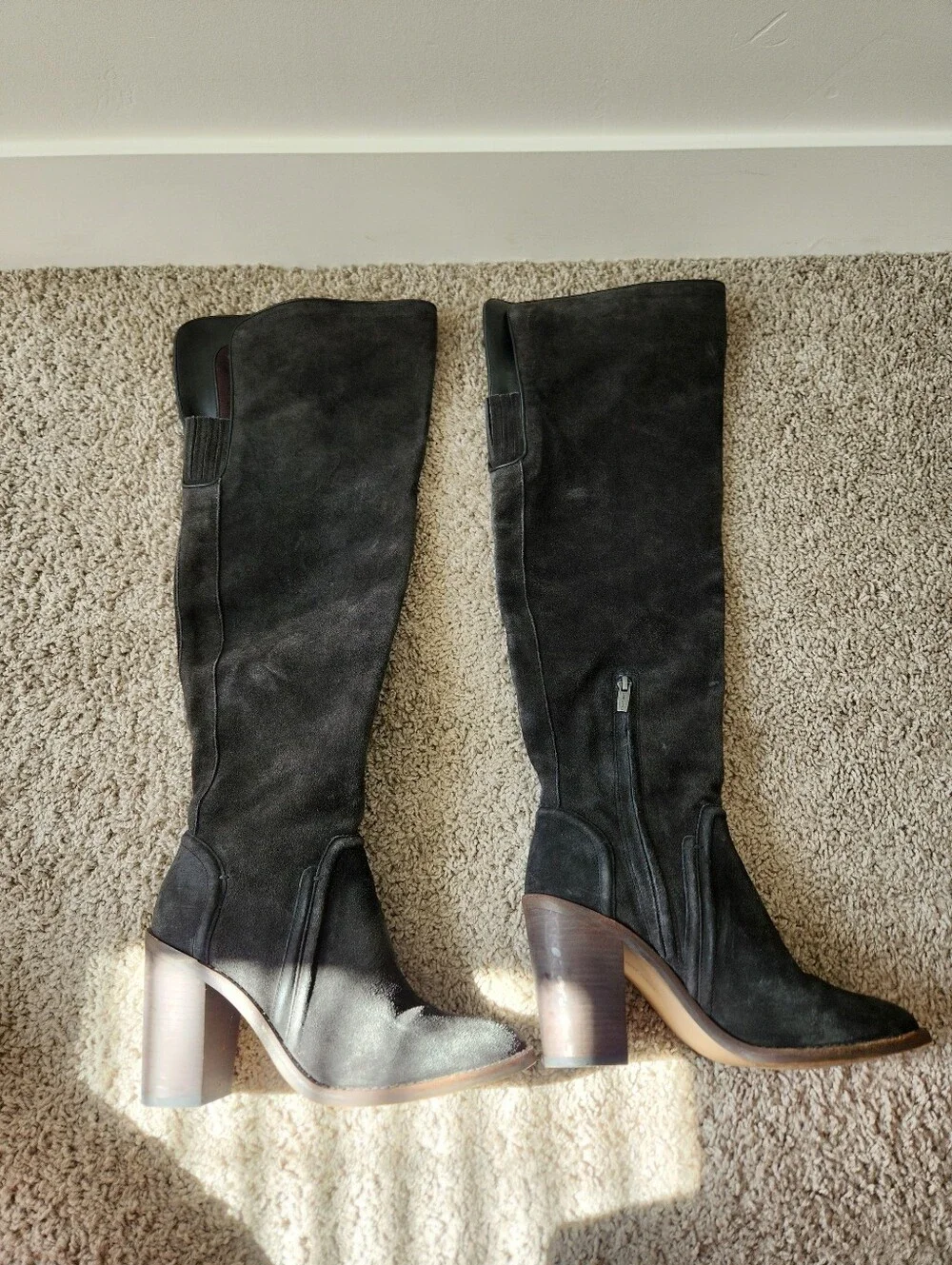 Vince Camuto Melaya Suede Over The Knee Boots Size 8.5